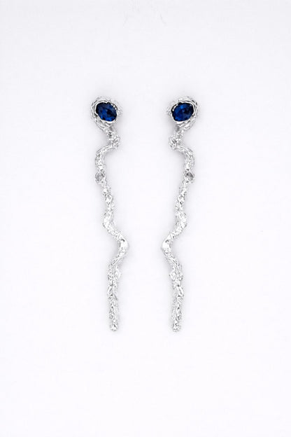Deriva Earrings Silver Earrings Albert Coll 