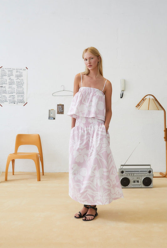 Desert Woman Skirt Desert Print Lilac Skirts The New Society 