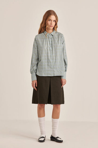 Deva blue shirt Shirts & blouses Kolonaki 