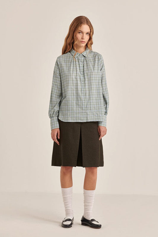 Deva blue shirt Shirts & blouses Kolonaki 