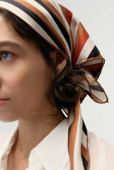 Diagonal Stripe orange · Van Hise