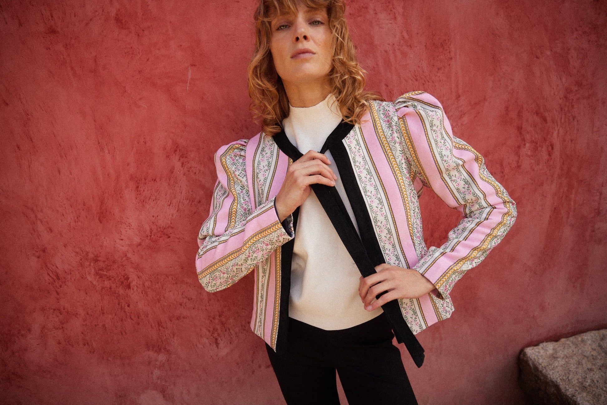 Eleonora Pink Jacket Jackets Maràvic 