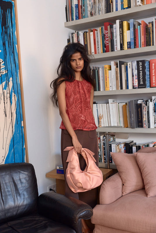 Elia Top Orange Tops and Blouses Laia Alen 