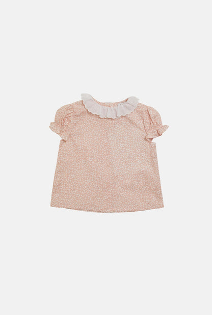 Elodie Baby Set Pink Minifloral Kids Clothing Amaia London 