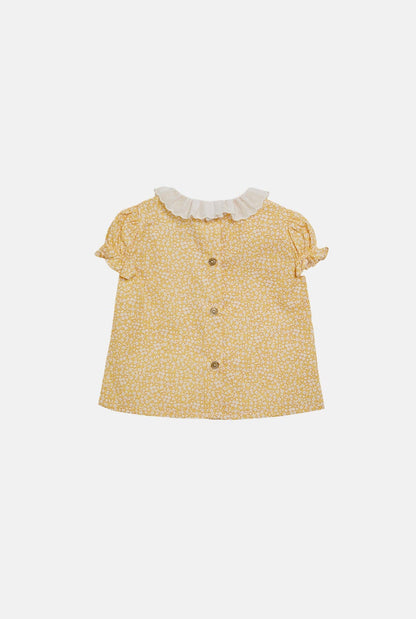 Elodie Baby Set Yellow Minifloral Kids Clothing Amaia London 