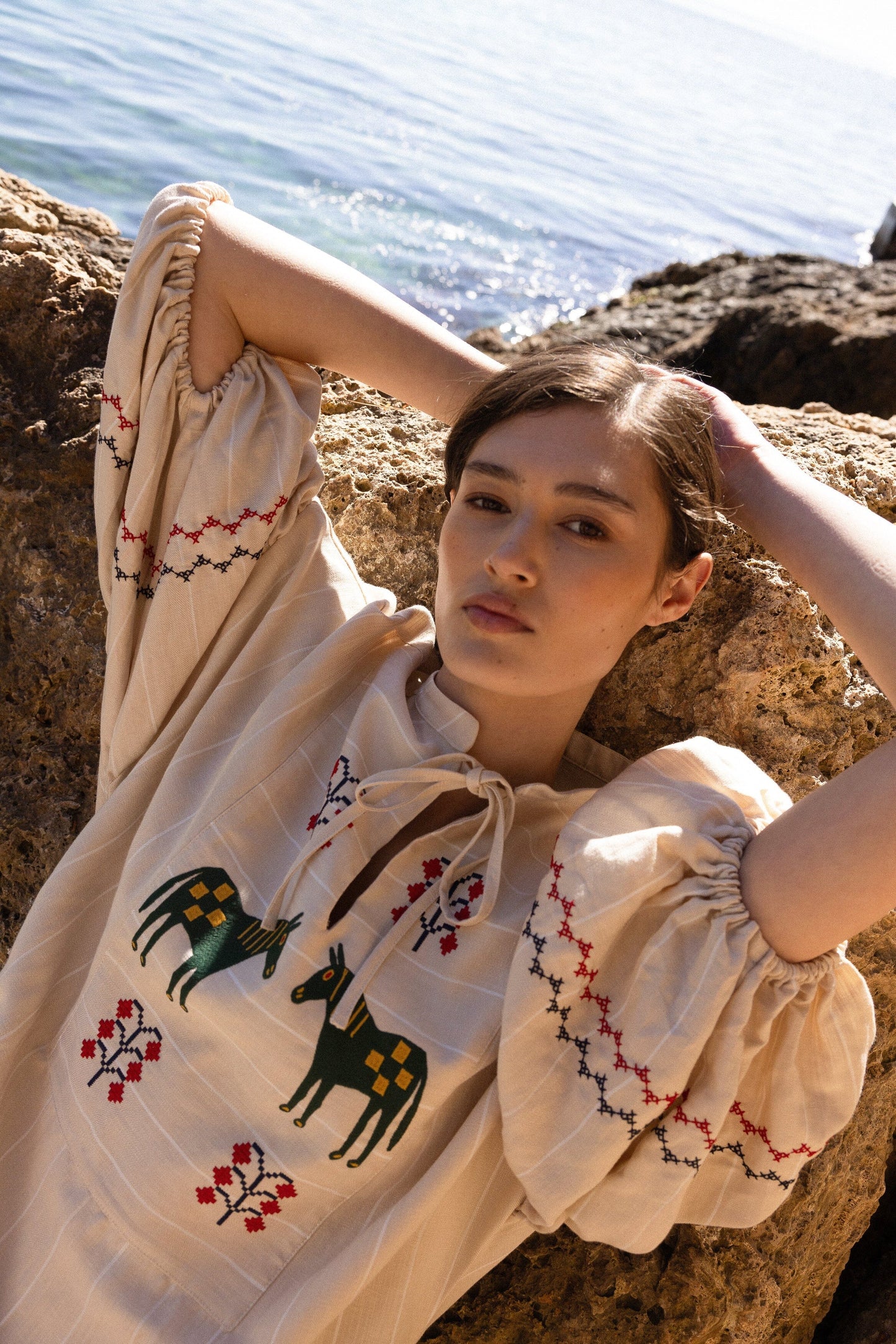 Eloisa Beige Dress Dresses Maràvic 