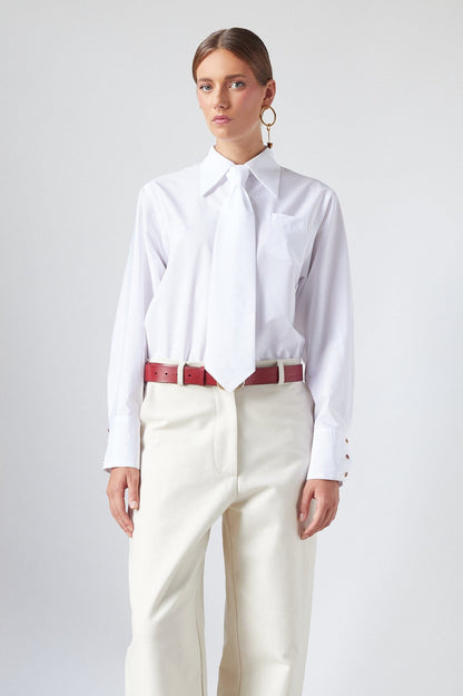 Eloise Shirt Off-White Shirts & Blouses The Label Edition 