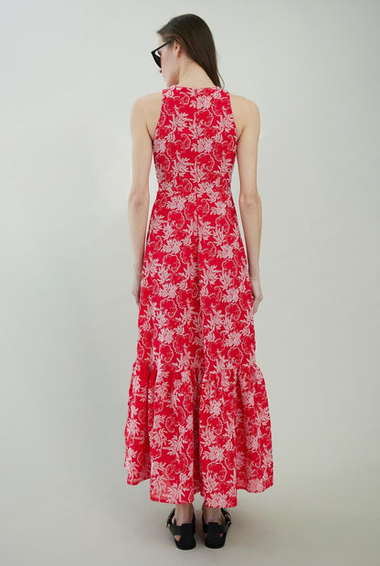 Embroidered cotton dress Dresses Tot-Hom 