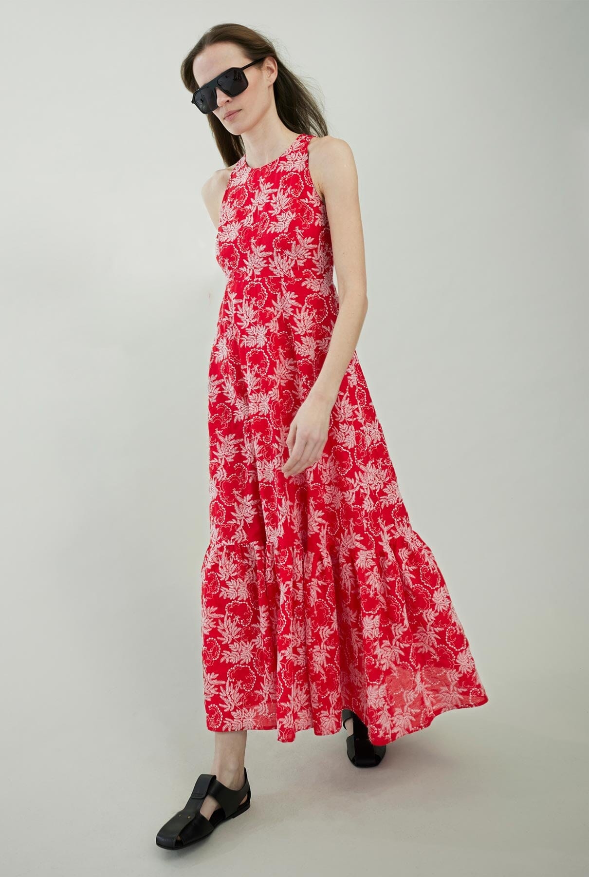 Embroidered cotton dress Dresses Tot-Hom 