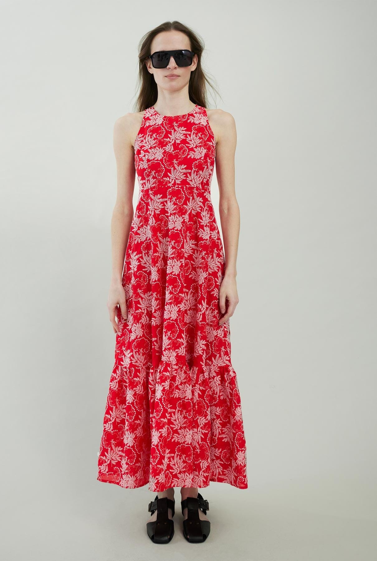 Embroidered cotton dress Dresses Tot-Hom 