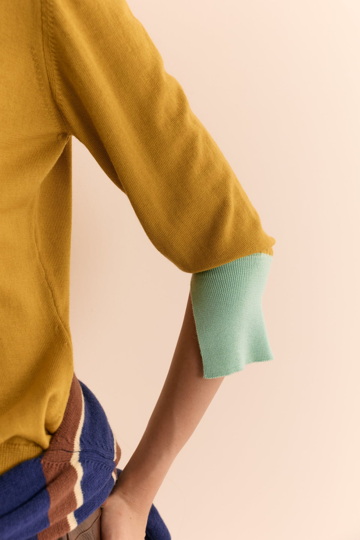 Emily Cashmere Polo Mustard Shirts & blouses Laia Alen 