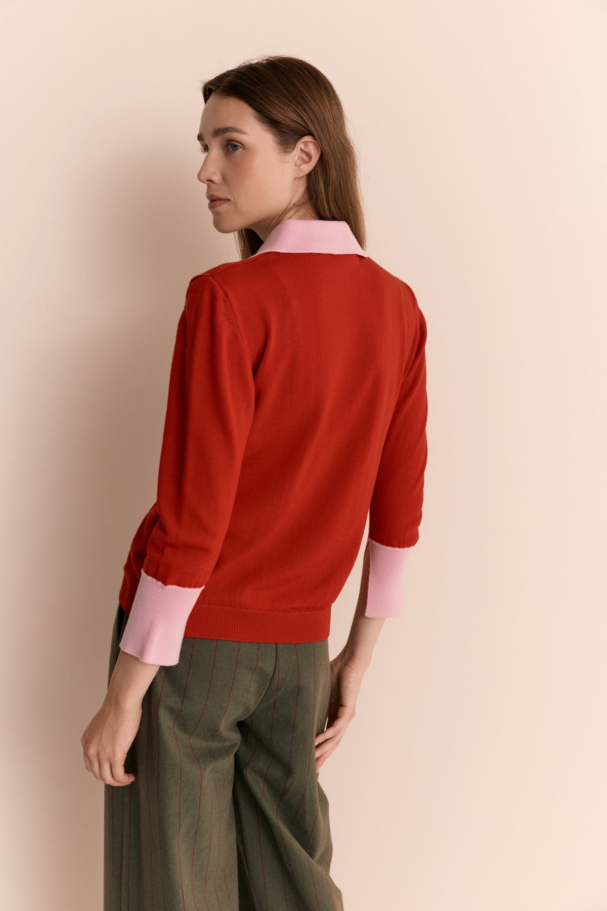 Emily Cashmere Polo Red Shirts & blouses Laia Alen 