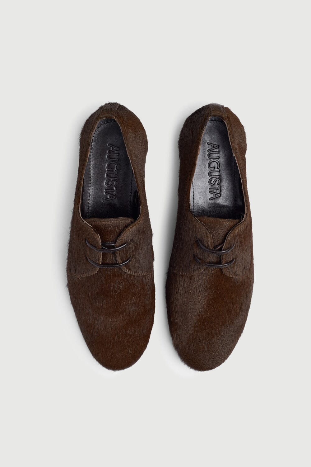 Emma Oxford Flats in Brown Calf Hair Emma AUGUSTA 
