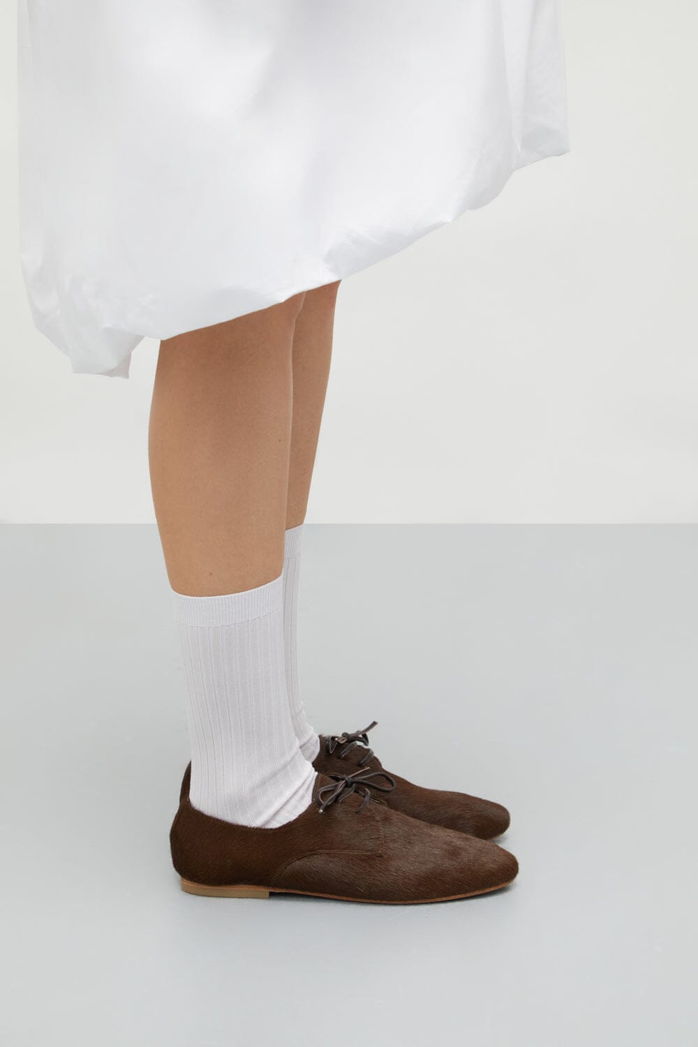 Emma Oxford Flats in Brown Calf Hair Emma AUGUSTA 