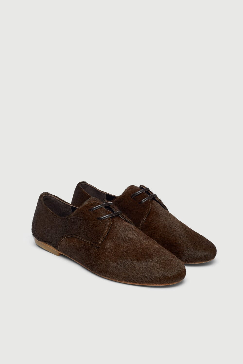 Emma Oxford Flats in Brown Calf Hair Emma AUGUSTA 