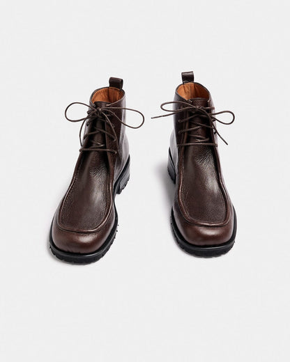 ERA MARRON OSCURO Booties Naguisa 