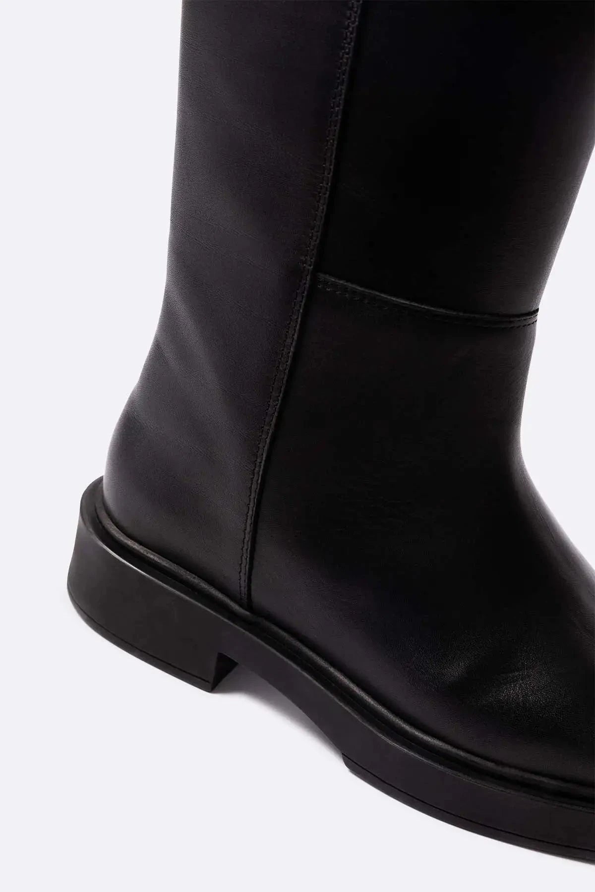 Eugene negro Heels Mint and Rose 