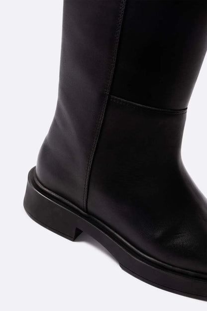 Eugene negro Heels Mint and Rose 