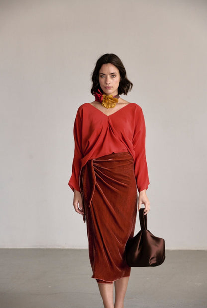 Eva Midi Skirt Skirts Atelier Aletheia 