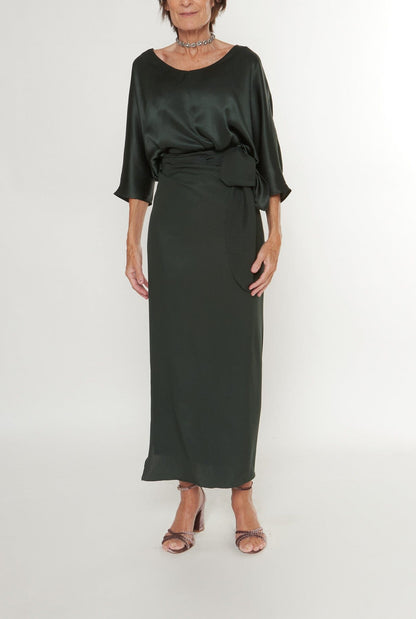 Eva Skirt Green Skirts Atelier Aletheia 