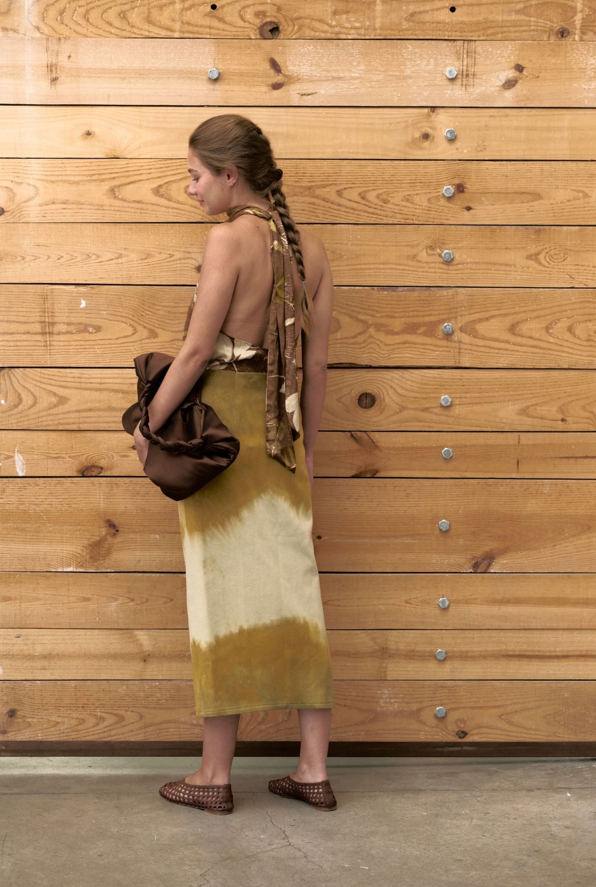 Eva Velvet Skirt Green Skirts Atelier Aletheia 