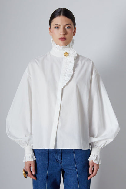 Ezra Shirt Off-White Shirt The Label Edition 