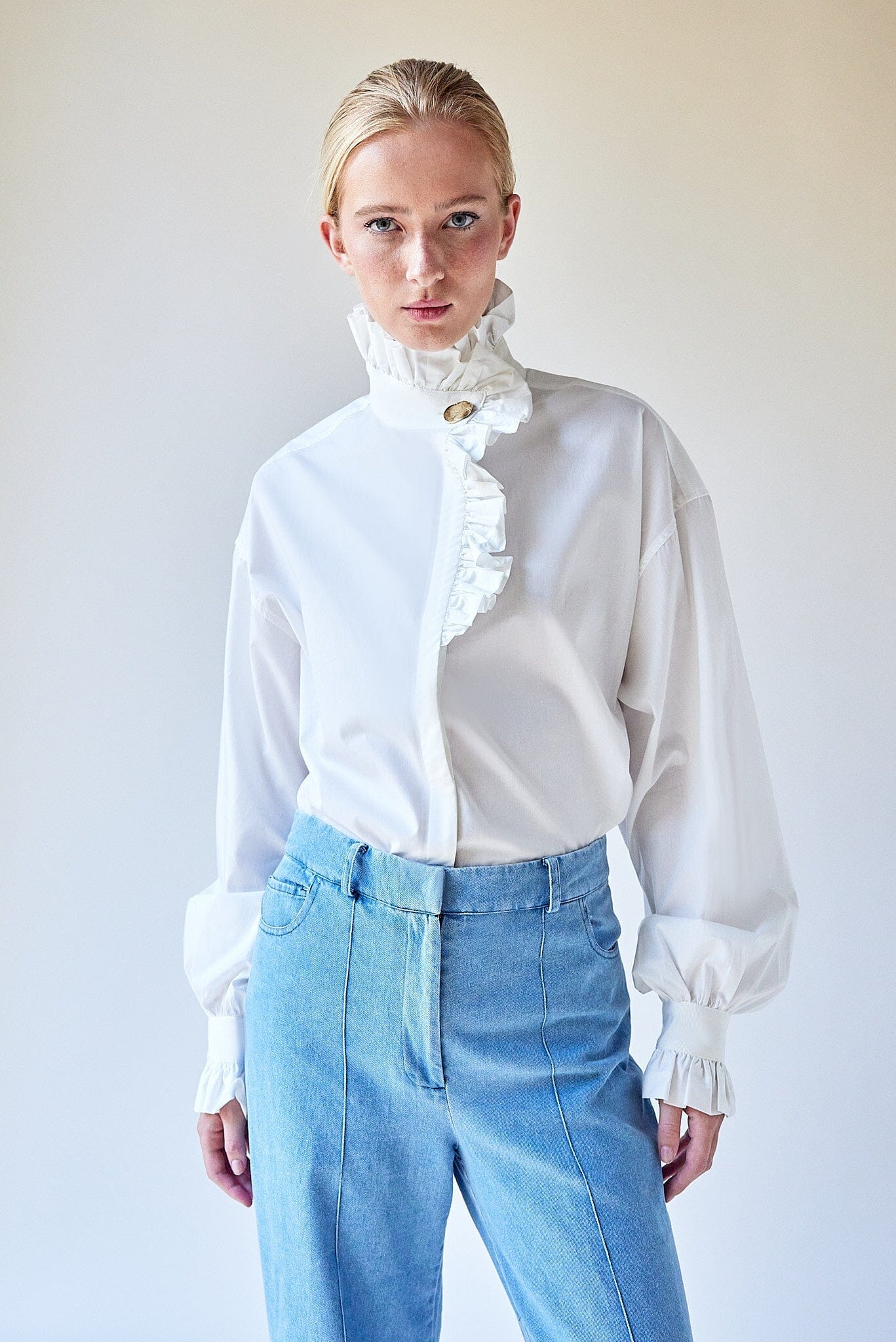 Ezra Shirt Off-White Shirt The Label Edition 