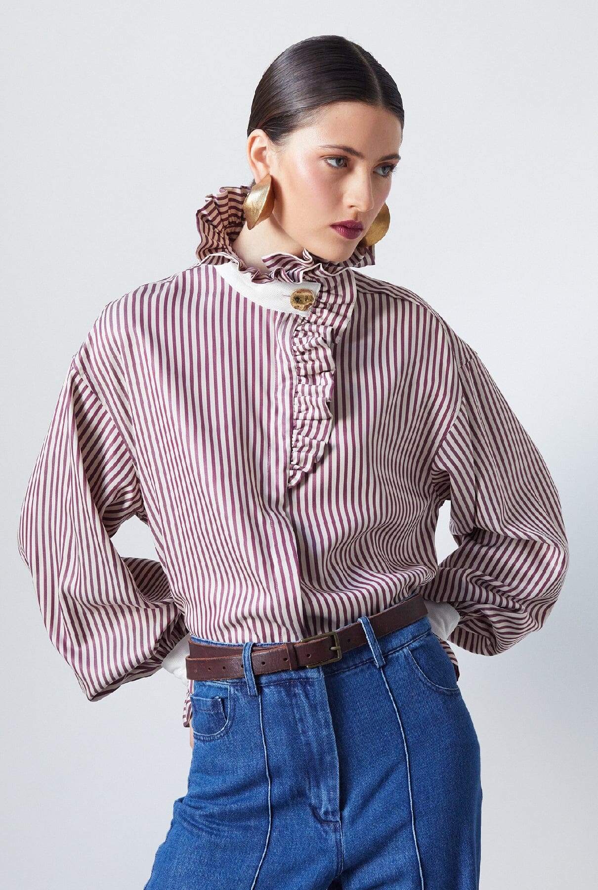 Ezra Shirt Royal Ruby Shirts & blouses The Label Edition 