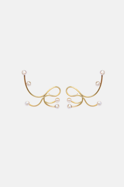 THE CONSTELLATION OF LOVE EARRINGS - VERMEIL