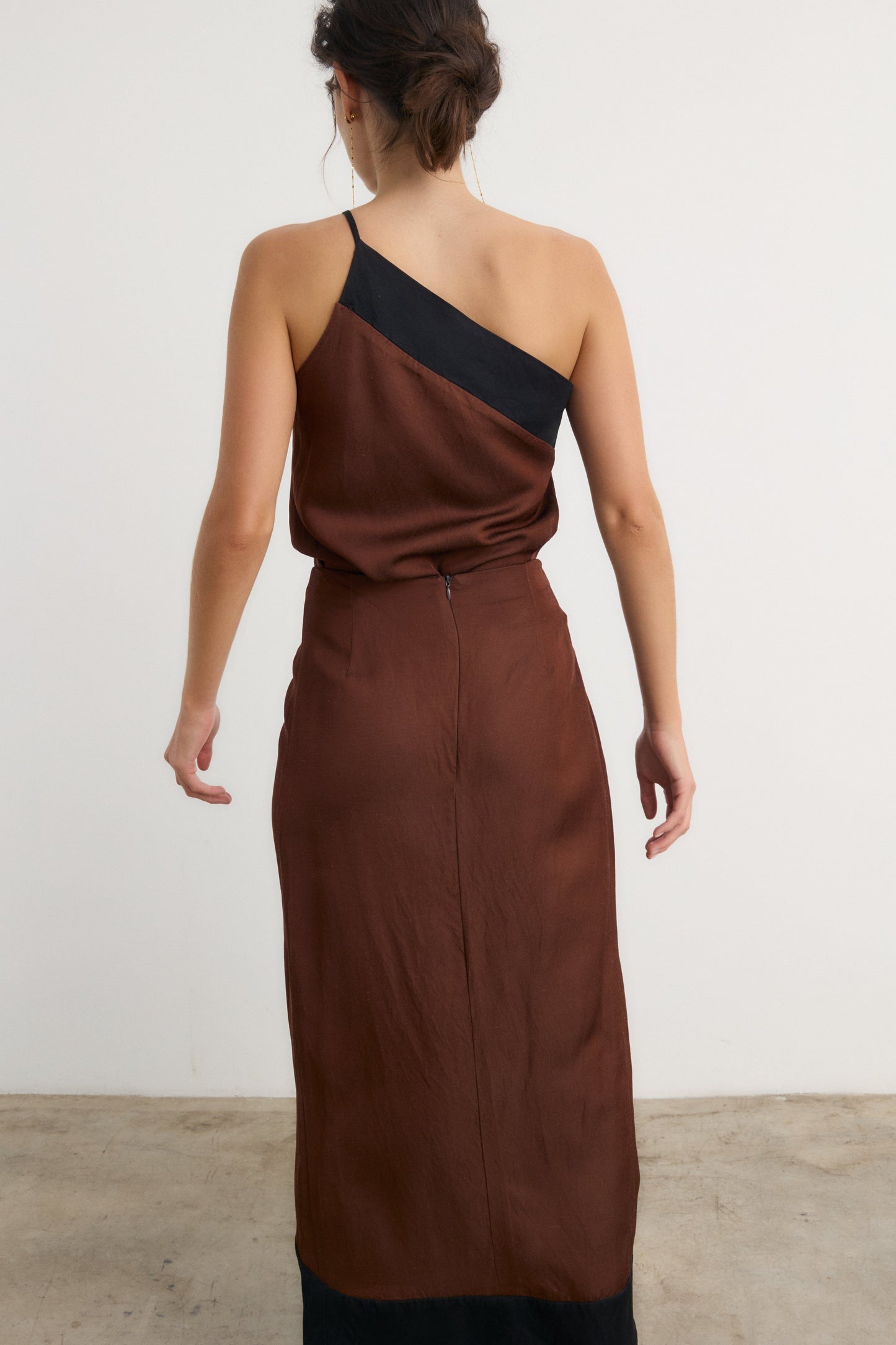 Falda Ada marrón Galcon Studio 