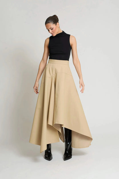 FALDA AIUR BEIGE SKIRTS Zaitegui Studio 