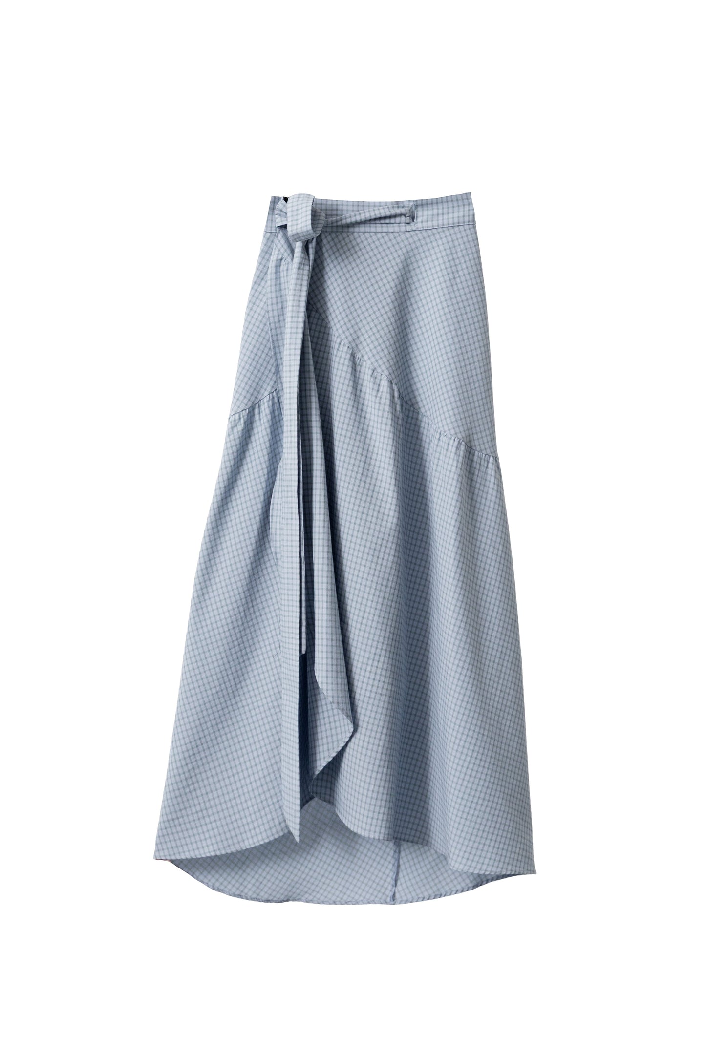 Falda Carlota Cuadros Azul Tiza Skirts Julise Magon 