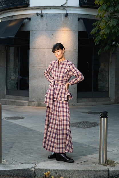 Falda Chloé Cuadros · Ipa Brand · vista 5