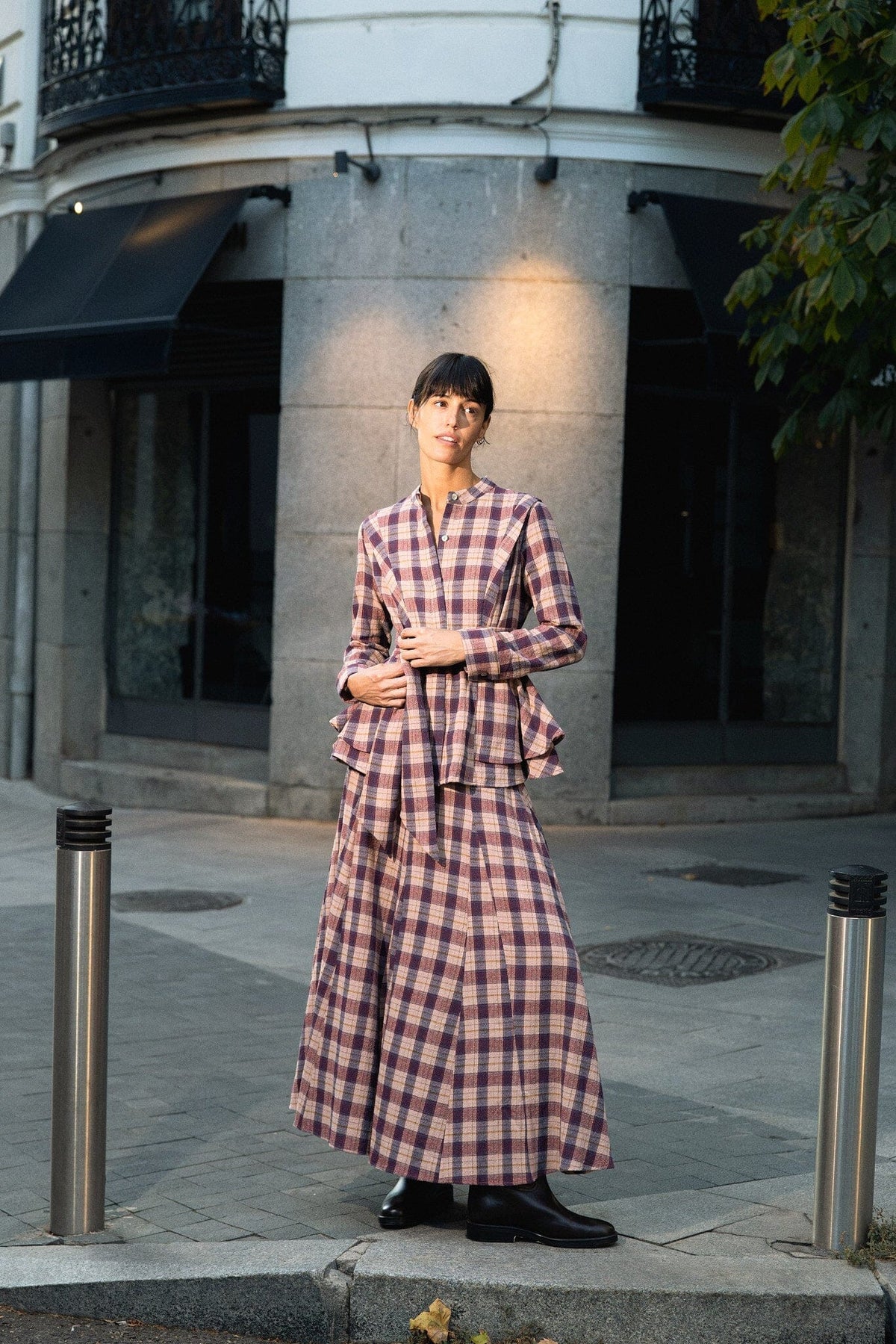 Falda Chloé Cuadros · Ipa Brand · vista 2