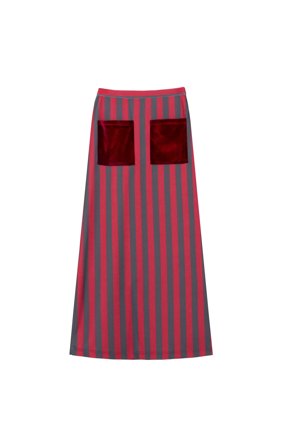 Falda Claudia rayas rojas Falda Julise Magon 