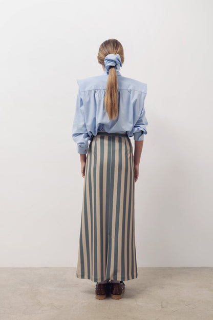 falda-claudia-rayas-verdes Skirts Julise Magon 