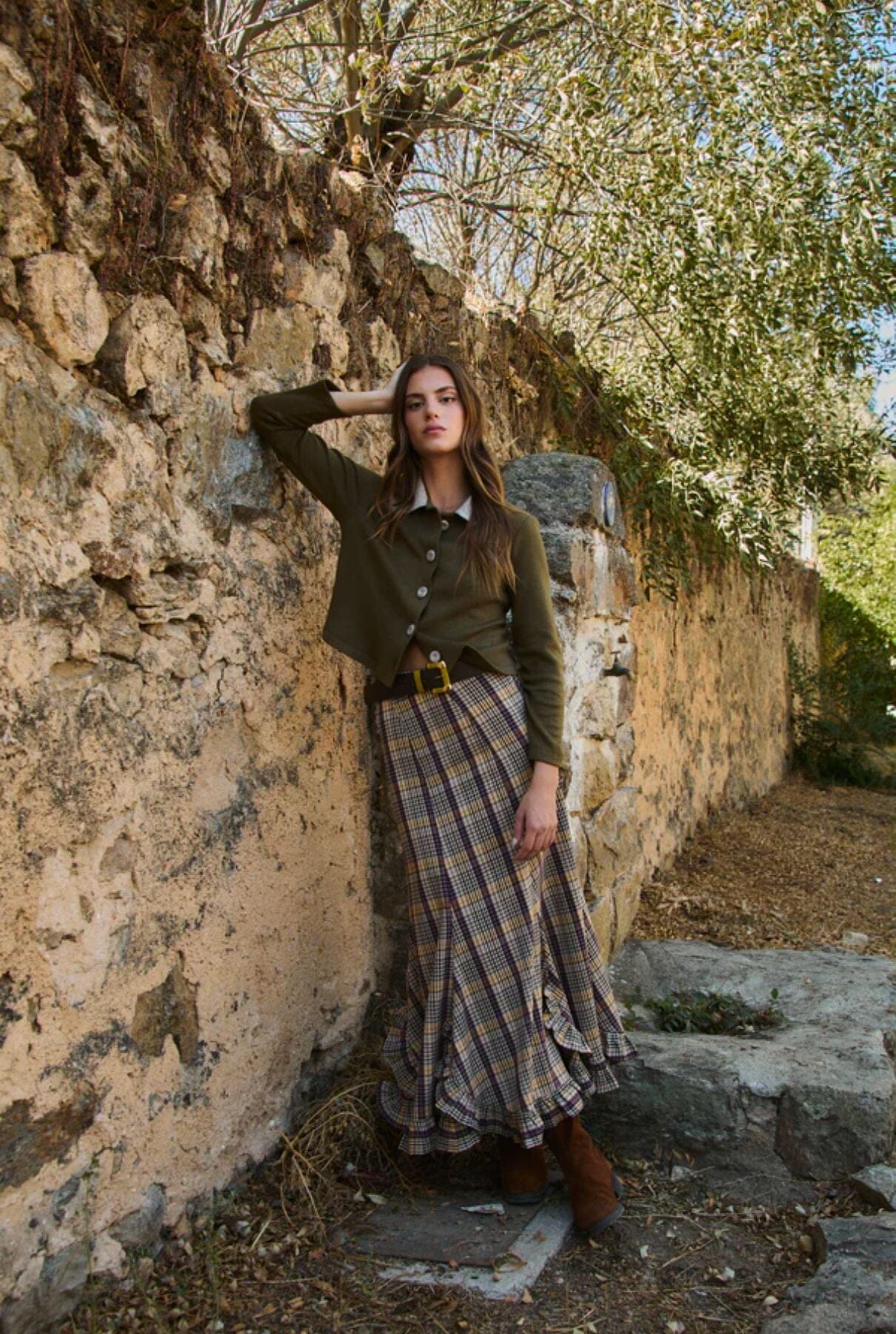 FALDA DOLLY CUADROS MULTICOLOR - PRE VENTA Skirts Werit 