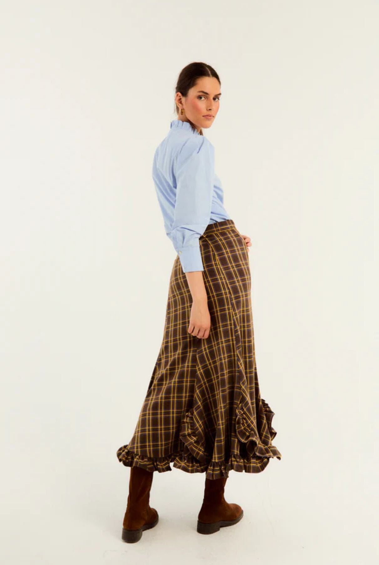 FALDA DOLLY CUADROS TRICOLOR Skirts Werit 