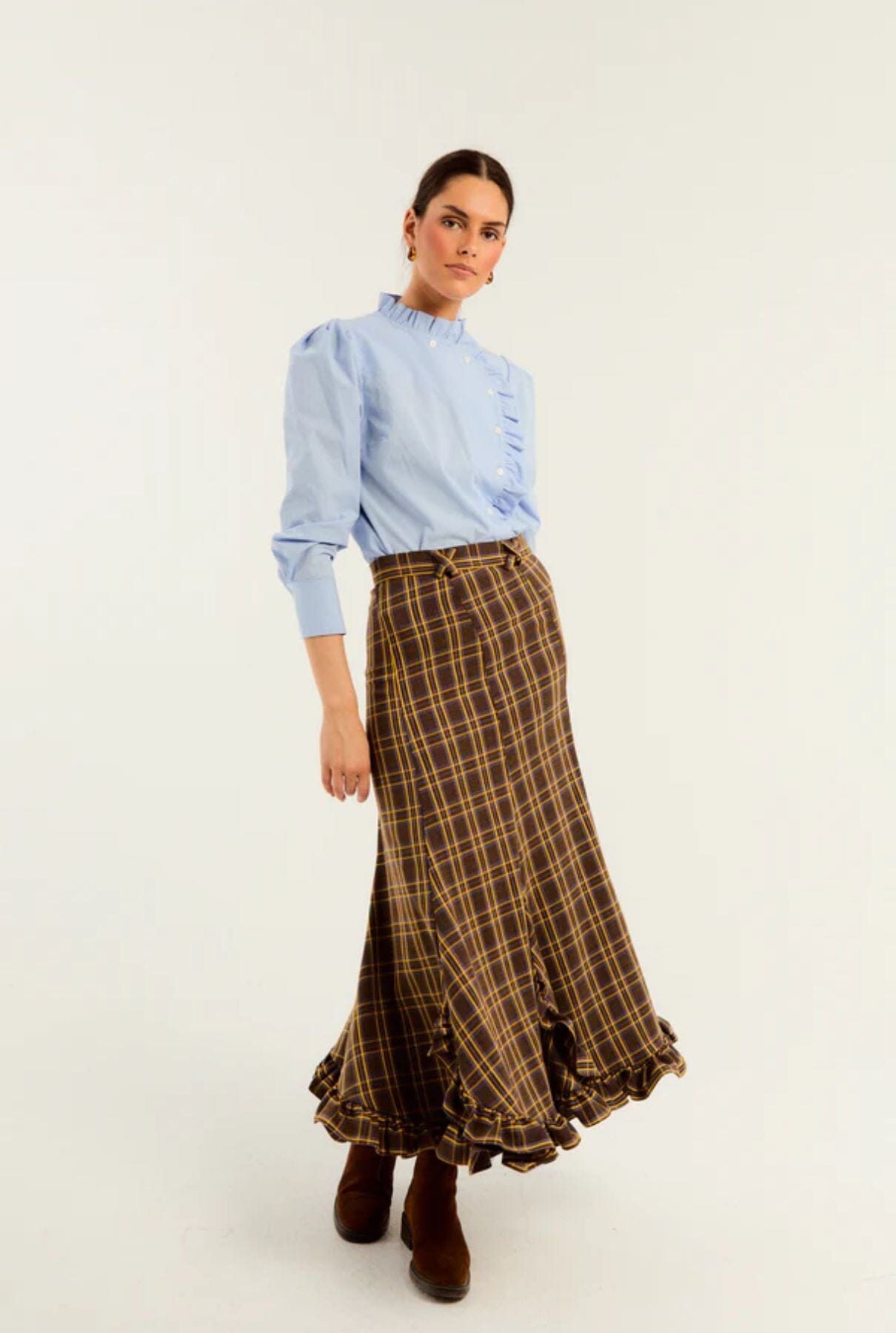 FALDA DOLLY CUADROS TRICOLOR Skirts Werit 