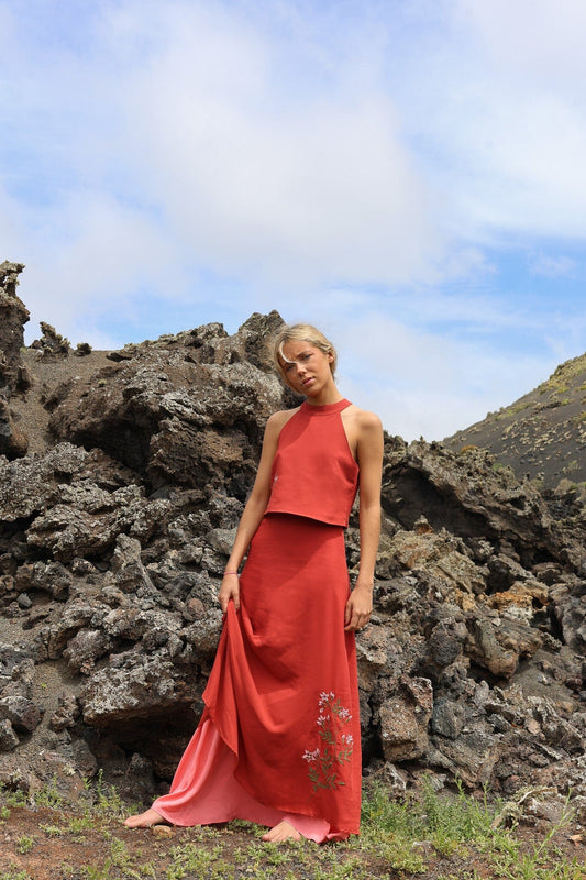 FALDA FLOR DE ALMENDRO Skirts Copines 