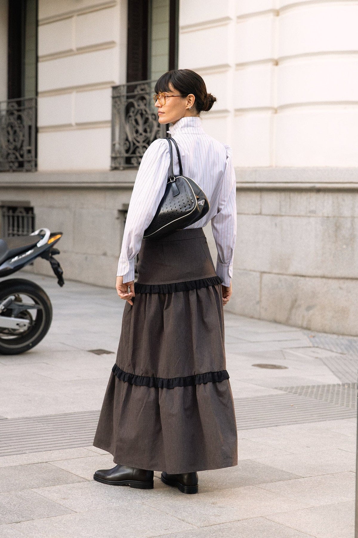 Falda Francesca Marrón Skirts IPA BRAND 