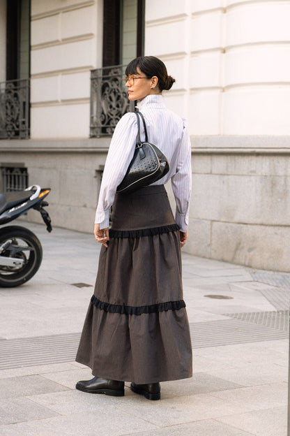 Falda Francesca Marrón Skirts IPA BRAND 