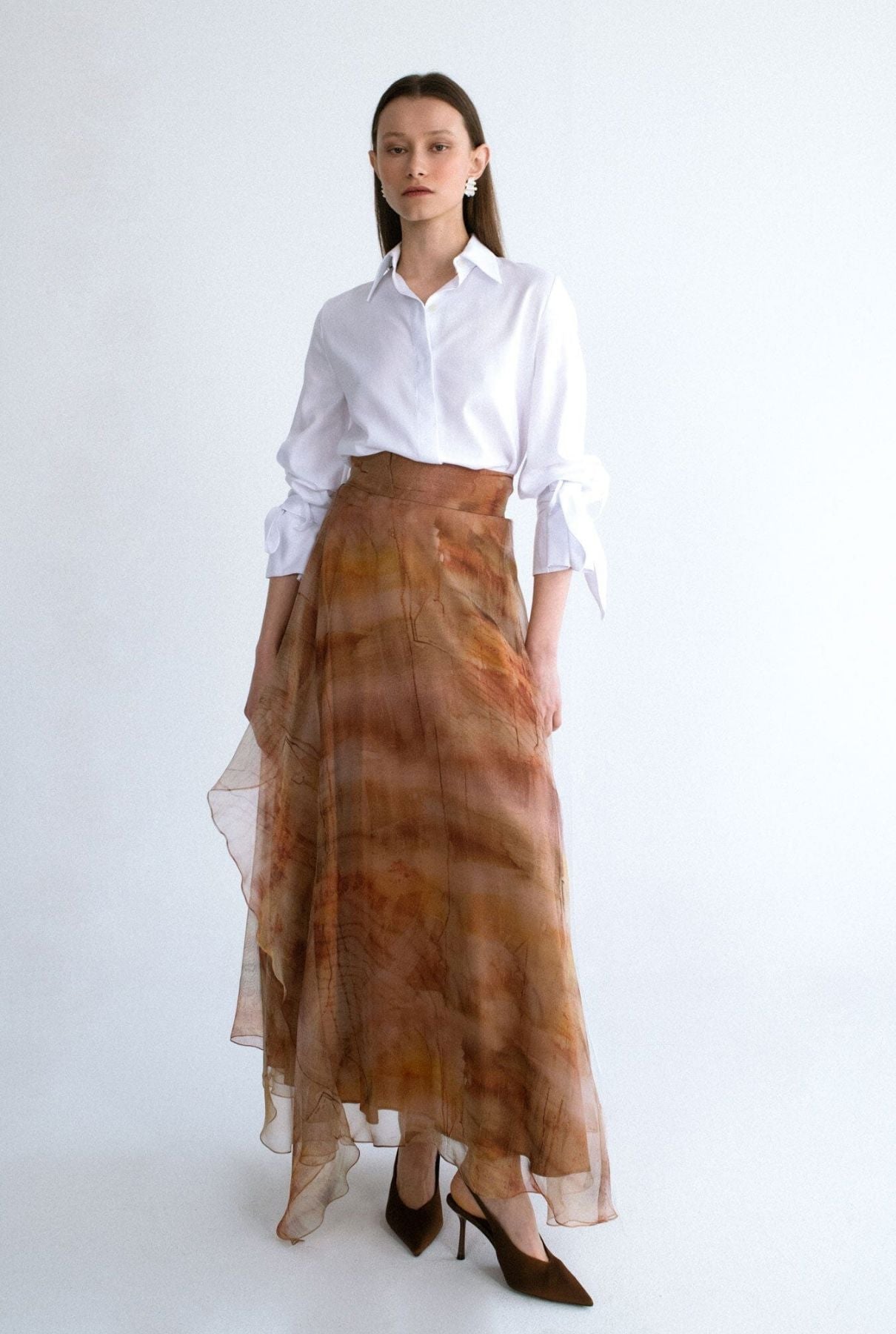 Falda larga organza Skirts Miguel Marinero 