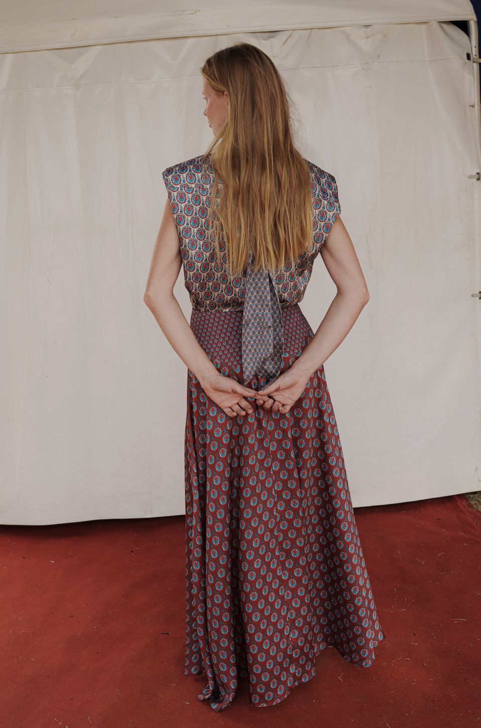 FALDA LIONA ROJA Skirts Himba Collection 