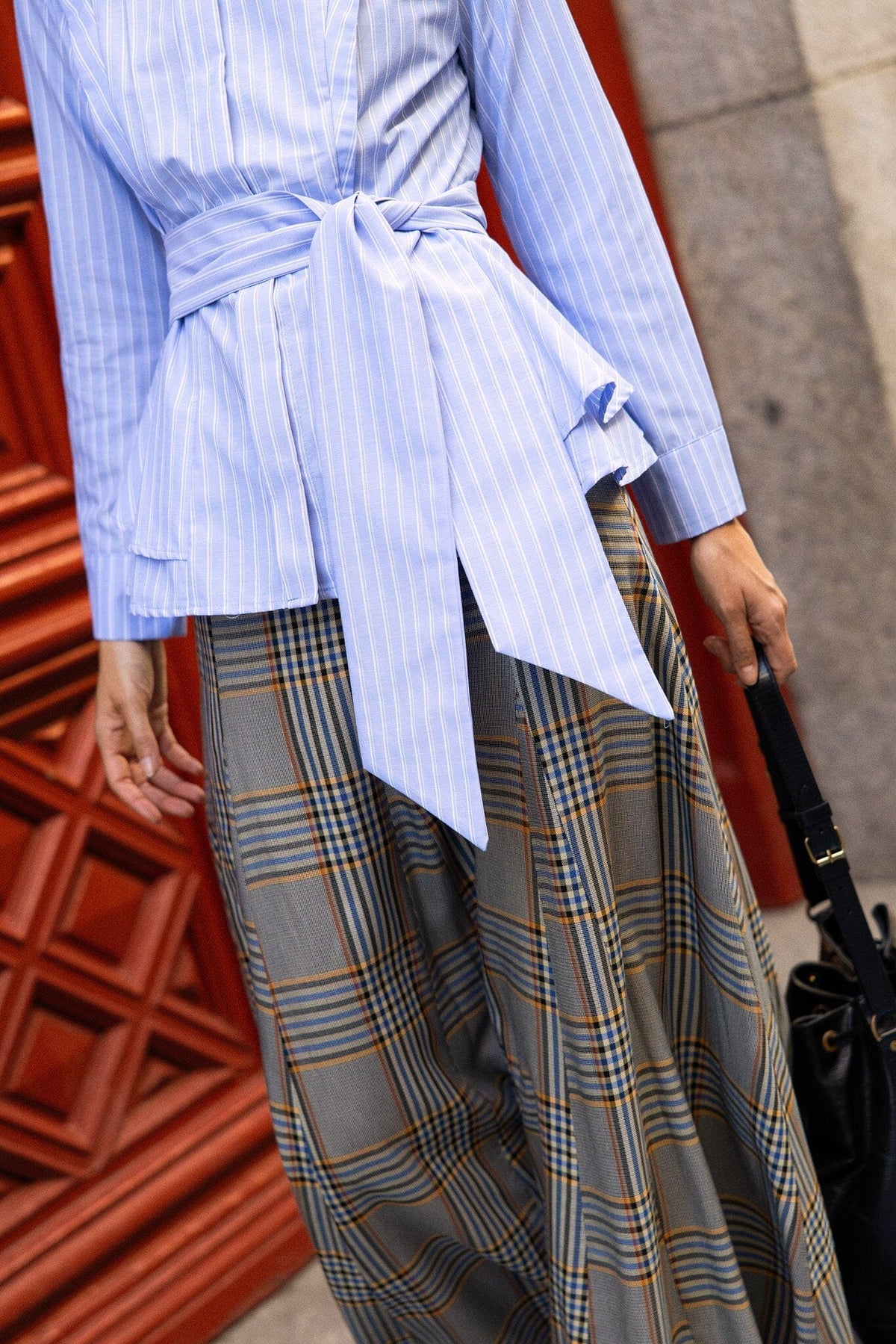 Falda Louise Midi Cuadros Skirts IPA BRAND 
