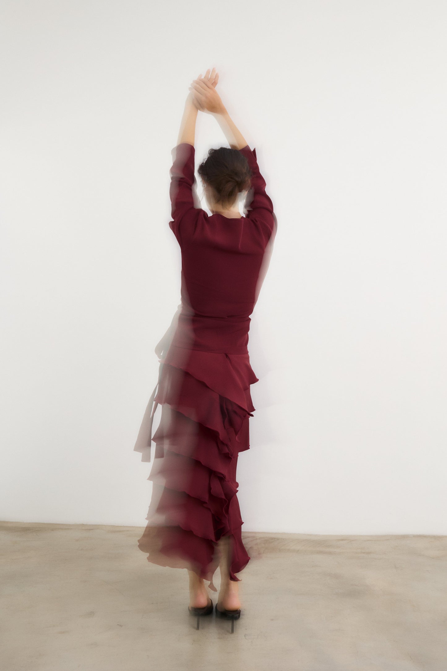 Falda Lupe Granate - Preorder Skirts Galcon Studio 