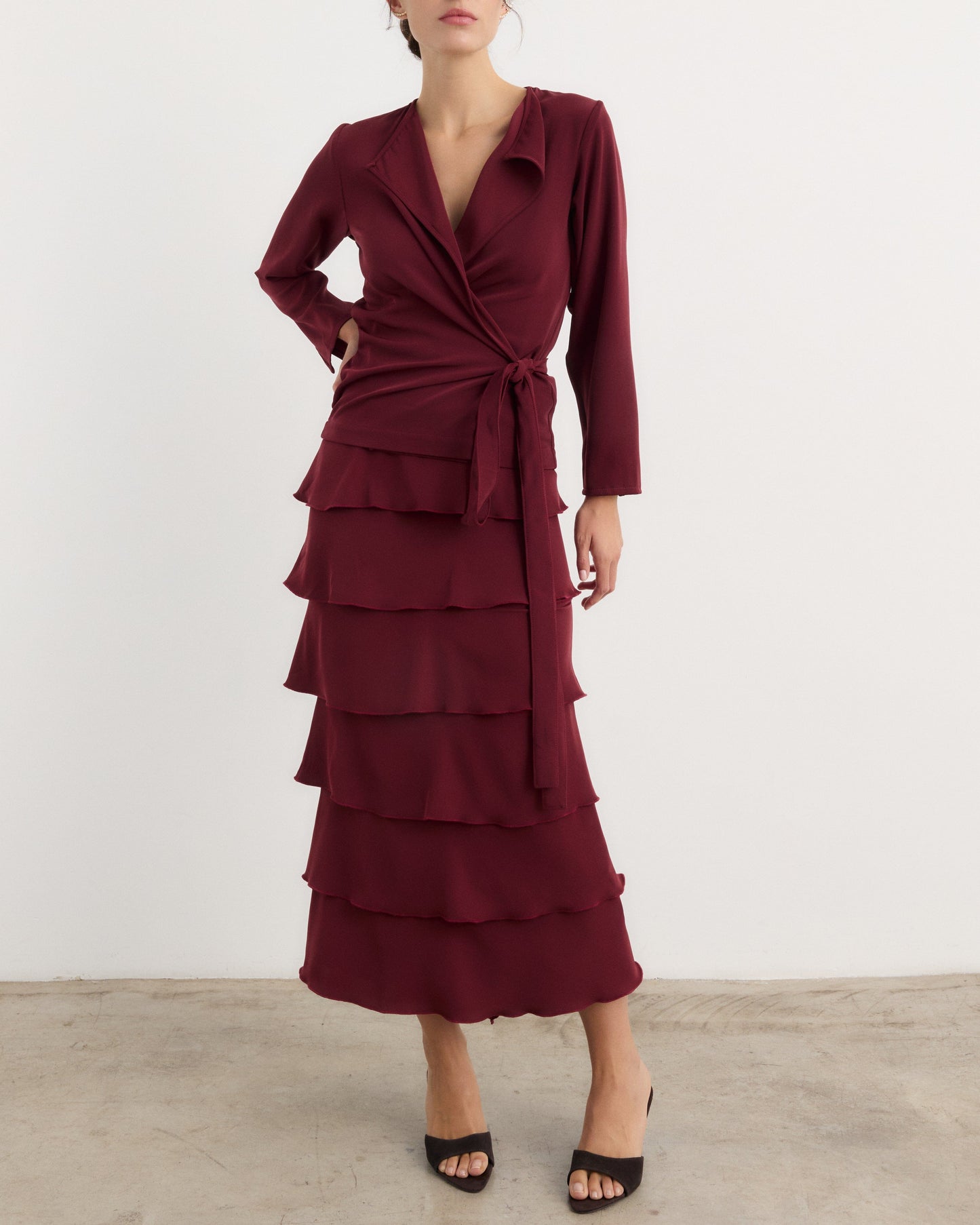 Falda Lupe Granate - Preorder Skirts Galcon Studio 