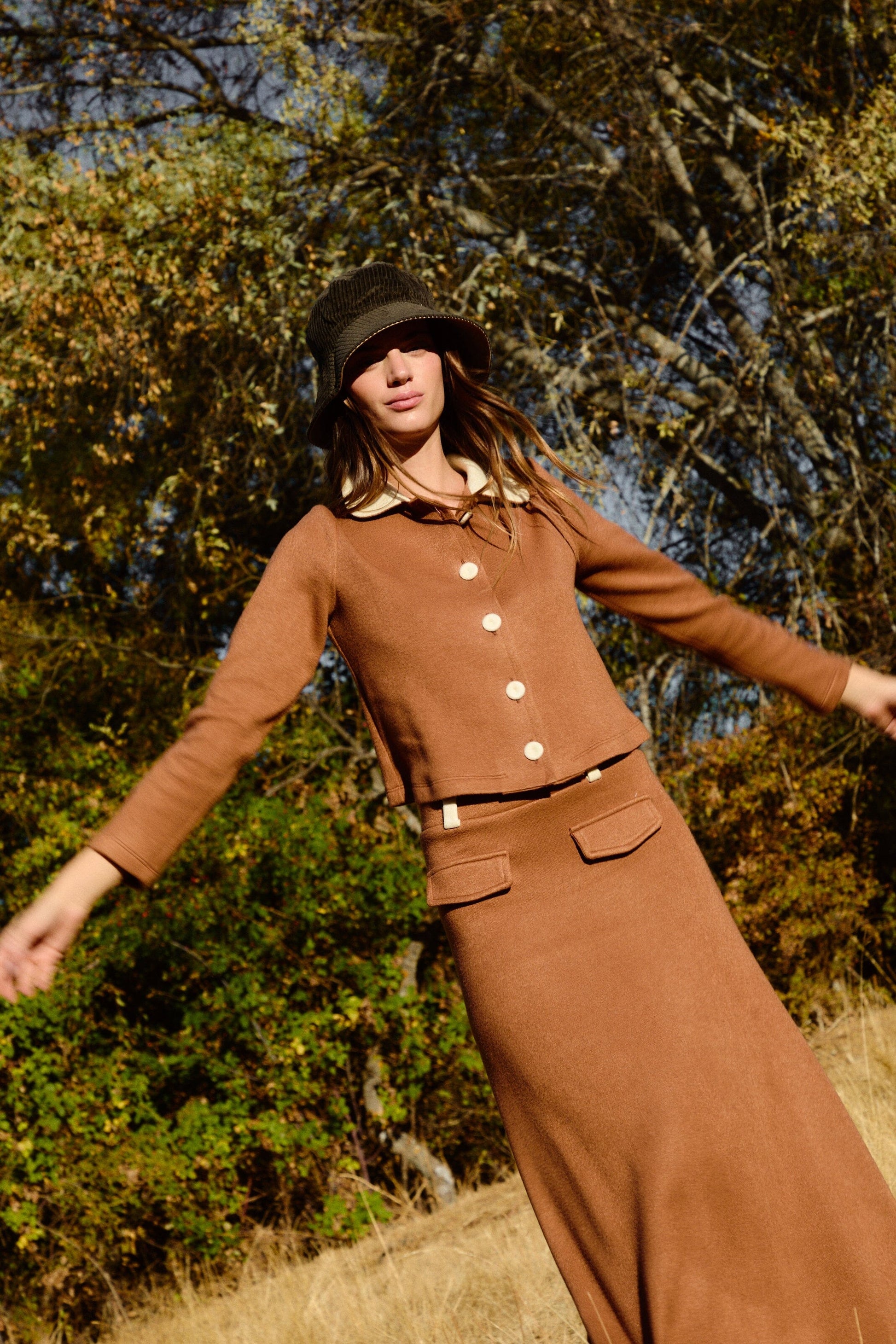 FALDA MIU MARRÓN Skirts Werit 