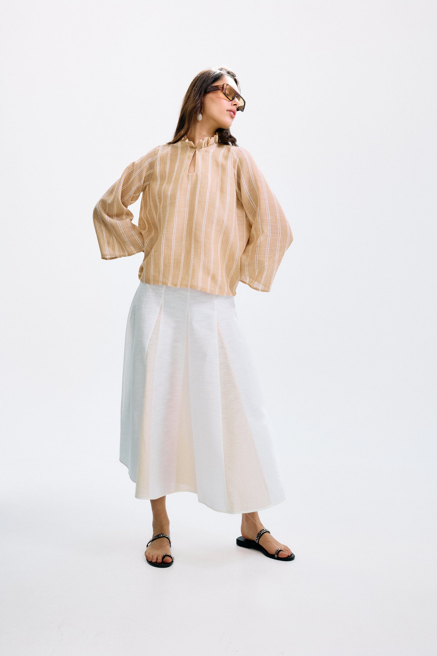 Falda Nuvola Midi Vuelo Crudo-PRE ORDER Skirts IPA BRAND 