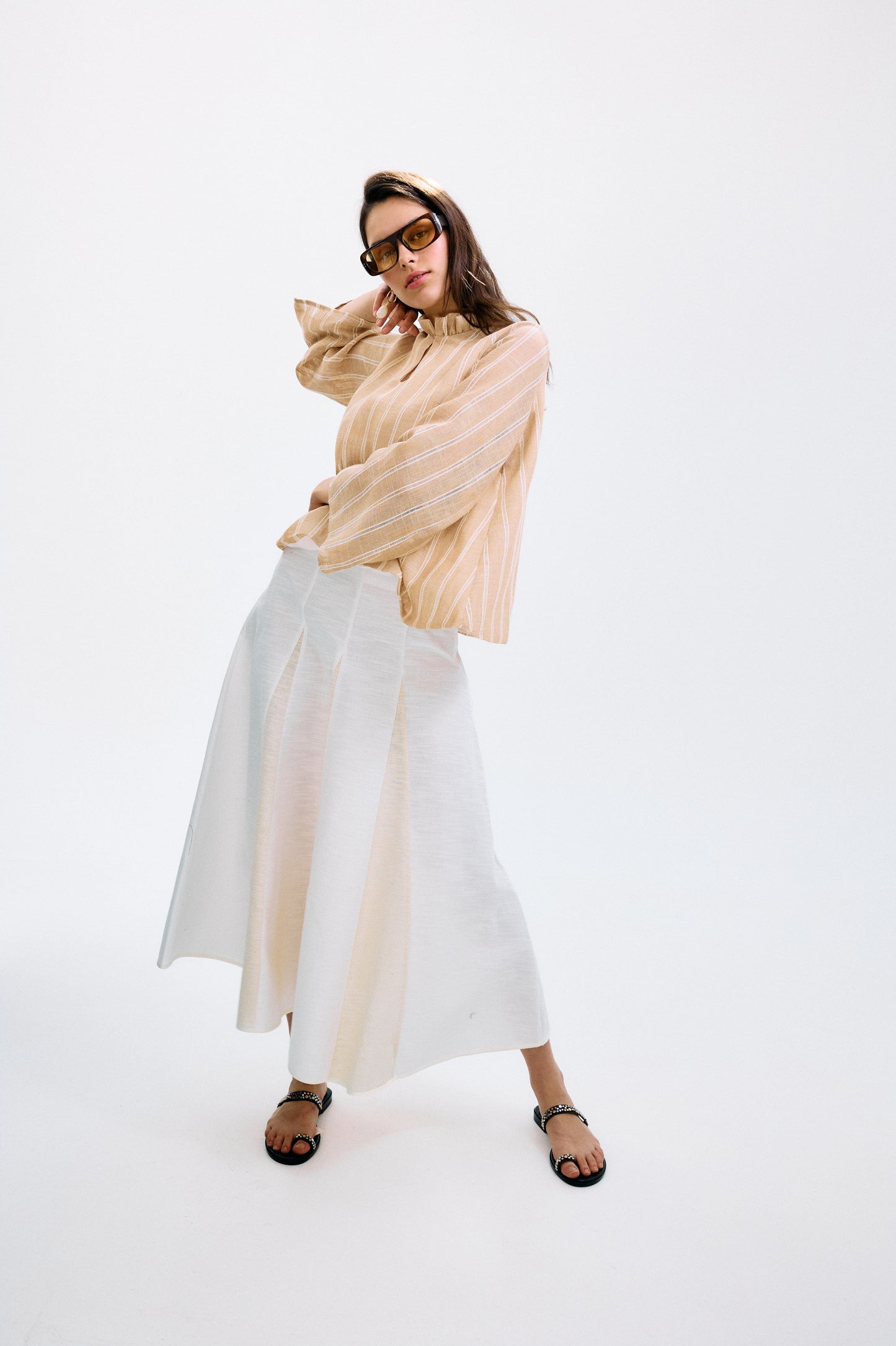 Falda Nuvola Midi Vuelo Crudo-PRE ORDER Skirts IPA BRAND 